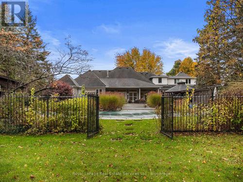 View from Greenspace at back - 47 Fox Run Drive, Puslinch, ON - Outdoor With Deck Patio Veranda