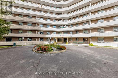 502 - 3577 Derry Road E, Mississauga, ON - Outdoor With Balcony With Facade