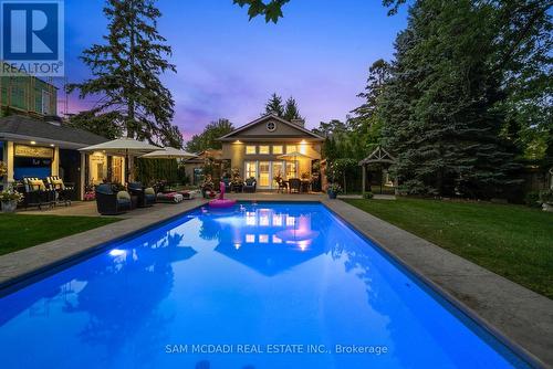 1522 Glenhill Crescent, Mississauga, ON - Outdoor With In Ground Pool With Deck Patio Veranda With Backyard