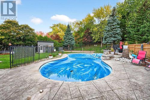 31 Withay Drive, Ajax, ON - Outdoor With In Ground Pool With Deck Patio Veranda With Backyard