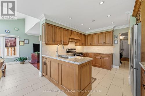 3043 Vanderbilt Road, Mississauga, ON - Indoor Photo Showing Kitchen With Double Sink