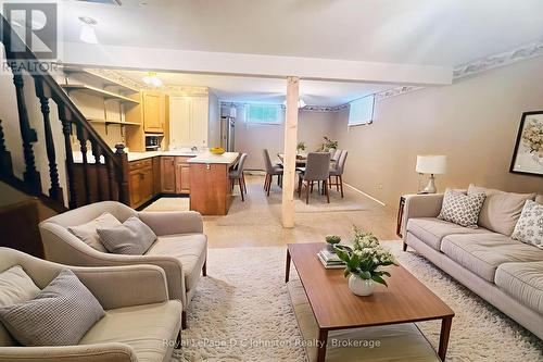 Recreation Room - virtually staged - 665 7Th Street E, Owen Sound, ON - Indoor Photo Showing Living Room