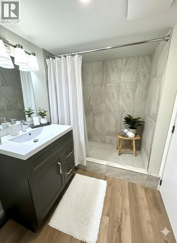 Bathroom digitally staged - 1021 Willow Street, Okanagan Falls, BC - Indoor Photo Showing Bathroom