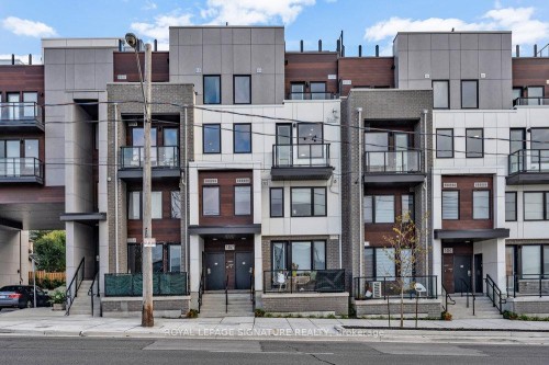 4-1467 O'Connor Drive, Toronto, ON - Outdoor With Balcony With Facade