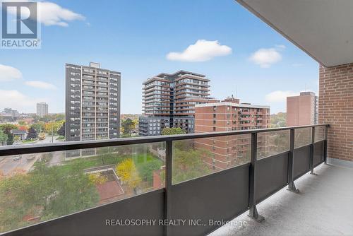 905 - 15 Elizabeth Street N, Mississauga, ON - Outdoor With Balcony With View With Exterior