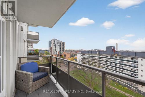 905 - 15 Elizabeth Street N, Mississauga, ON - Outdoor With Balcony With View With Exterior