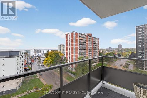 905 - 15 Elizabeth Street N, Mississauga, ON - Outdoor With Balcony With View With Exterior