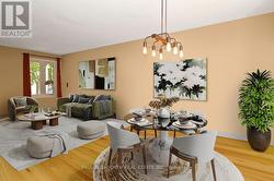 Virtually Staged-Dining Room - 