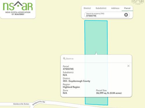 Lot 1 Goldenville Road, Goldenville, NS 