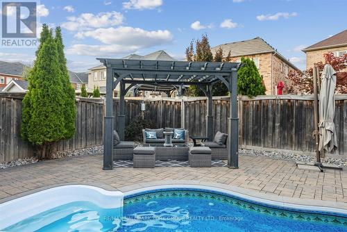 254 Meadowhawk Trail, Bradford West Gwillimbury, ON - Outdoor With In Ground Pool With Deck Patio Veranda