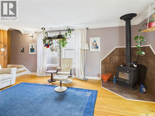 1951 15Th Street W, Prince Albert, SK - Indoor Photo Showing Living Room With Fireplace