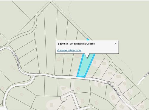 Terre/Terrain - Ch. Du Paysan, Sainte-Adèle, QC 