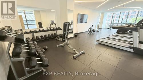 3306 - 395 Bloor Street E, Toronto, ON - Indoor Photo Showing Gym Room