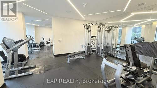 3306 - 395 Bloor Street E, Toronto, ON - Indoor Photo Showing Gym Room