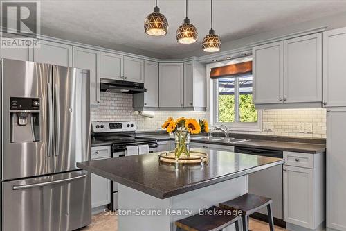 224 2Nd Street W, Owen Sound, ON - Indoor Photo Showing Kitchen With Stainless Steel Kitchen With Double Sink