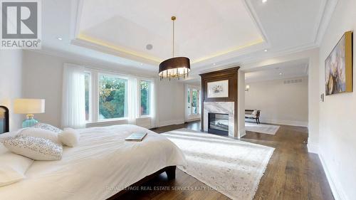 101 Forest Heights Boulevard, Toronto, ON - Indoor Photo Showing Bedroom With Fireplace