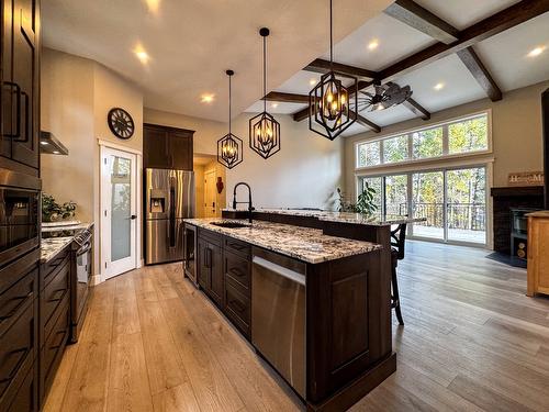 9905 Osprey Landing Drive, Wardner, BC - Indoor Photo Showing Kitchen With Upgraded Kitchen