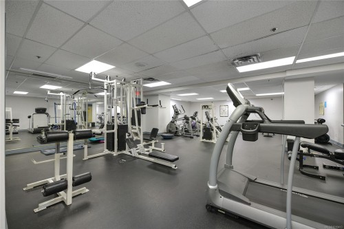 1208-930 Yates St, Victoria, BC - Indoor Photo Showing Gym Room