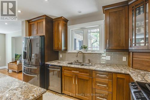 30 Brule Street, Penetanguishene, ON - Indoor Photo Showing Kitchen With Double Sink