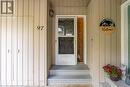 Welcoming front entrance - 97 - 18 Ramblings Way, Collingwood, ON  - Outdoor With Exterior 