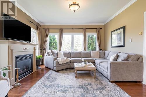 64 Red Oak Crescent, Oro-Medonte, ON - Indoor Photo Showing Living Room With Fireplace