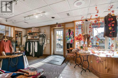 Front entry and window display area - 21 Toronto Street S, Grey Highlands, ON 