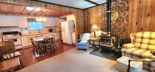 117 Clifford Drive, Kawartha Lakes, ON - Indoor With Fireplace
