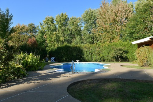 Cour - 357 Rg St-Joseph, Saint-Ignace-De-Loyola, QC - Outdoor With In Ground Pool