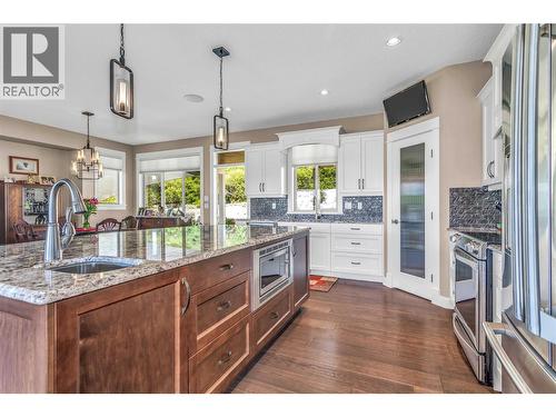 8780 Braeburn Drive, Coldstream, BC - Indoor Photo Showing Kitchen With Upgraded Kitchen