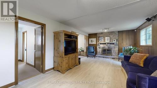 2521 Mt Albert Road, East Gwillimbury, ON - Indoor Photo Showing Living Room With Fireplace