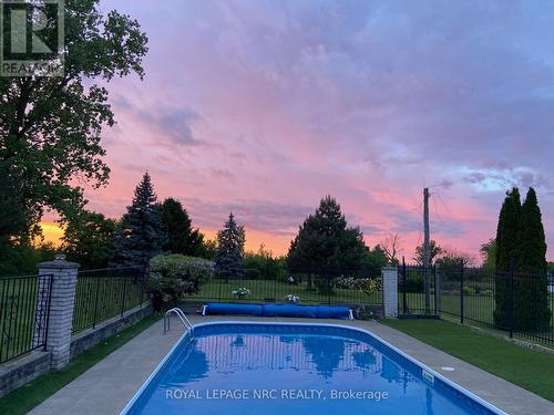 1750 York Road, Niagara-On-The-Lake (Queenston), ON - Outdoor With In Ground Pool With Backyard