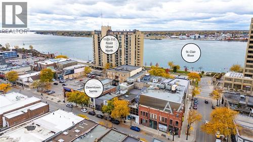 155 Front Street North Unit# 1103, Sarnia, ON - Outdoor With Body Of Water With View