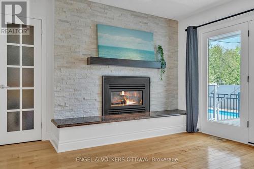 1369 Fontenay Crescent, Ottawa, ON - Indoor Photo Showing Living Room With Fireplace