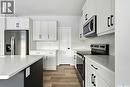 3149 Favel Drive, Regina, SK  - Indoor Photo Showing Kitchen With Stainless Steel Kitchen With Upgraded Kitchen 
