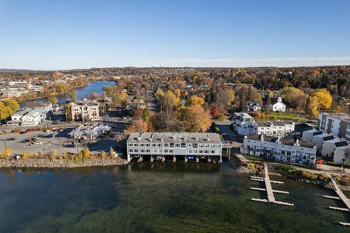 Photo aérienne - 4-55 Rue Merry S., Magog, QC - Outdoor With Body Of Water With View