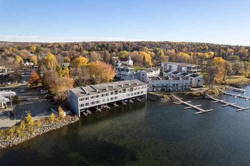 Photo aérienne - 4-55 Rue Merry S., Magog, QC - Outdoor With Body Of Water With View