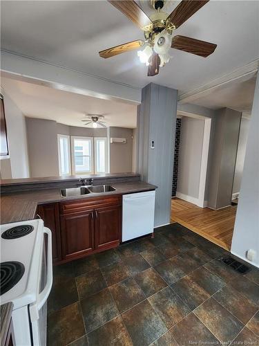 261-263 Lutz St, Moncton, NB - Indoor Photo Showing Kitchen With Double Sink