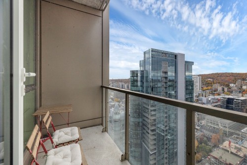 Balcon - 3803-1300 Boul. René-Lévesque O., Montréal (Ville-Marie), QC - Outdoor With Balcony With View
