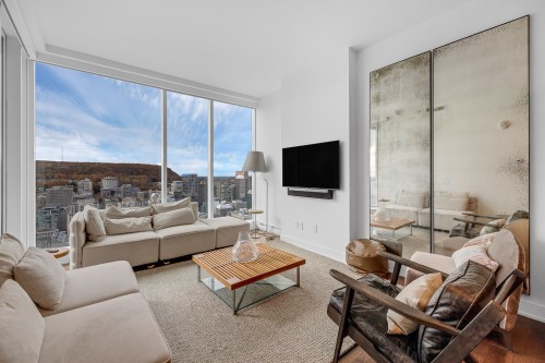 Salon - 3803-1300 Boul. René-Lévesque O., Montréal (Ville-Marie), QC - Indoor Photo Showing Living Room