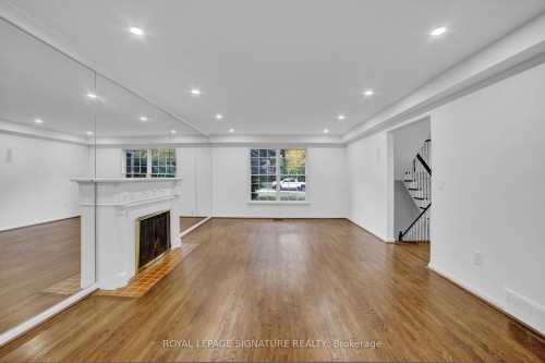 312 Dalewood Drive, Oakville, ON - Indoor Photo Showing Living Room With Fireplace