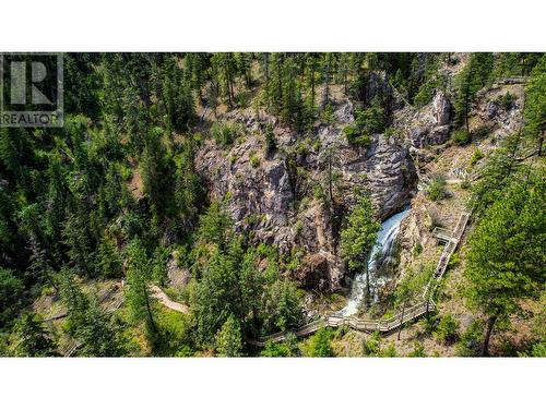 Margaret Falls with trestle steps and landing areas. - 7100 Dunwaters Road, Kelowna, BC 