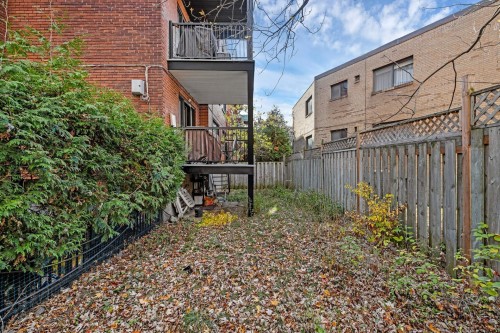 Backyard - 5-2505 Av. Van Horne, Montréal (Côte-Des-Neiges/Notre-Dame-De-Grâce), QC - Outdoor With Balcony
