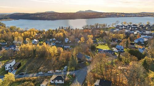 Photo aérienne - 40 Rue Du Dépôt, Waterloo, QC - Outdoor With Body Of Water With View