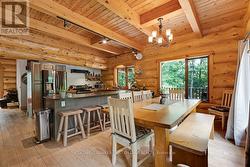 Open dining area and kitchen - 