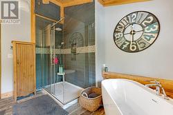 2nd floor bathrm ceramic, rain head shower - 