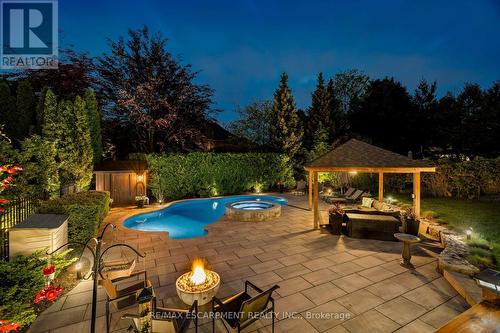 290 Shoreacres Road, Burlington, ON - Outdoor With In Ground Pool With Backyard