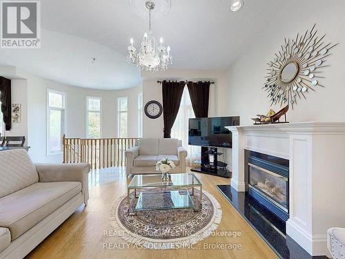 2 Lord Nelson Court, Richmond Hill, ON - Indoor Photo Showing Living Room With Fireplace