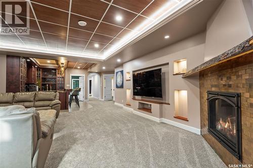 Kamsack Luxe Estate, Cote Rm No. 271, SK - Indoor With Fireplace