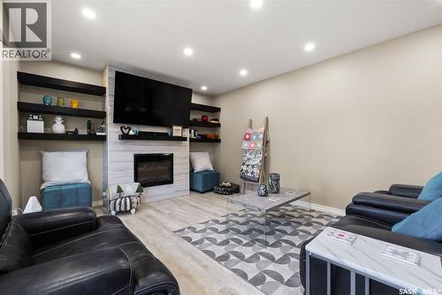 421 2Nd Avenue, Odessa, SK - Indoor With Fireplace
