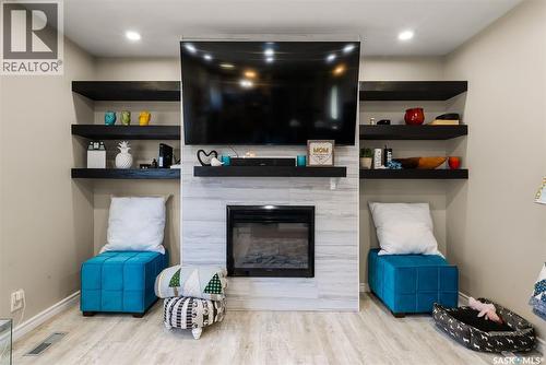 421 2Nd Avenue, Odessa, SK - Indoor With Fireplace
